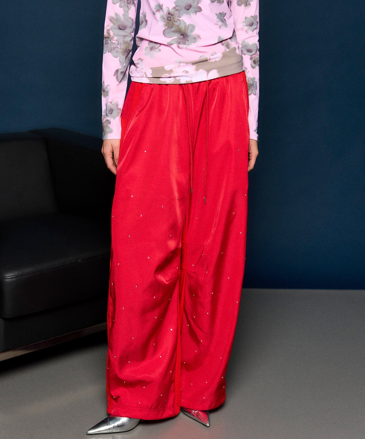 Docking Rhinestone Easy Pants