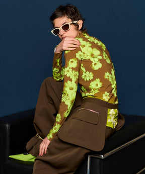 Gradient Turtle Flower Top