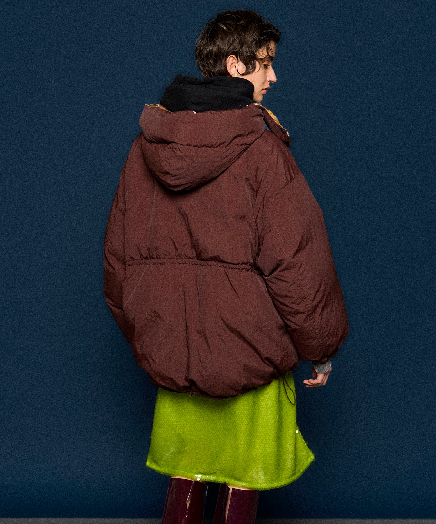 【25WINTER 2nd PRE-ORDER】Reversible Printed Down Coat