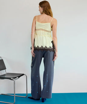 【26SPRING PRE-ORDER】Eyelet Tuck Pants