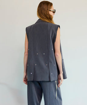 【26SPRING PRE-ORDER】Eyelet Over Gilet