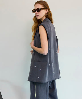 【26SPRING PRE-ORDER】Eyelet Over Gilet