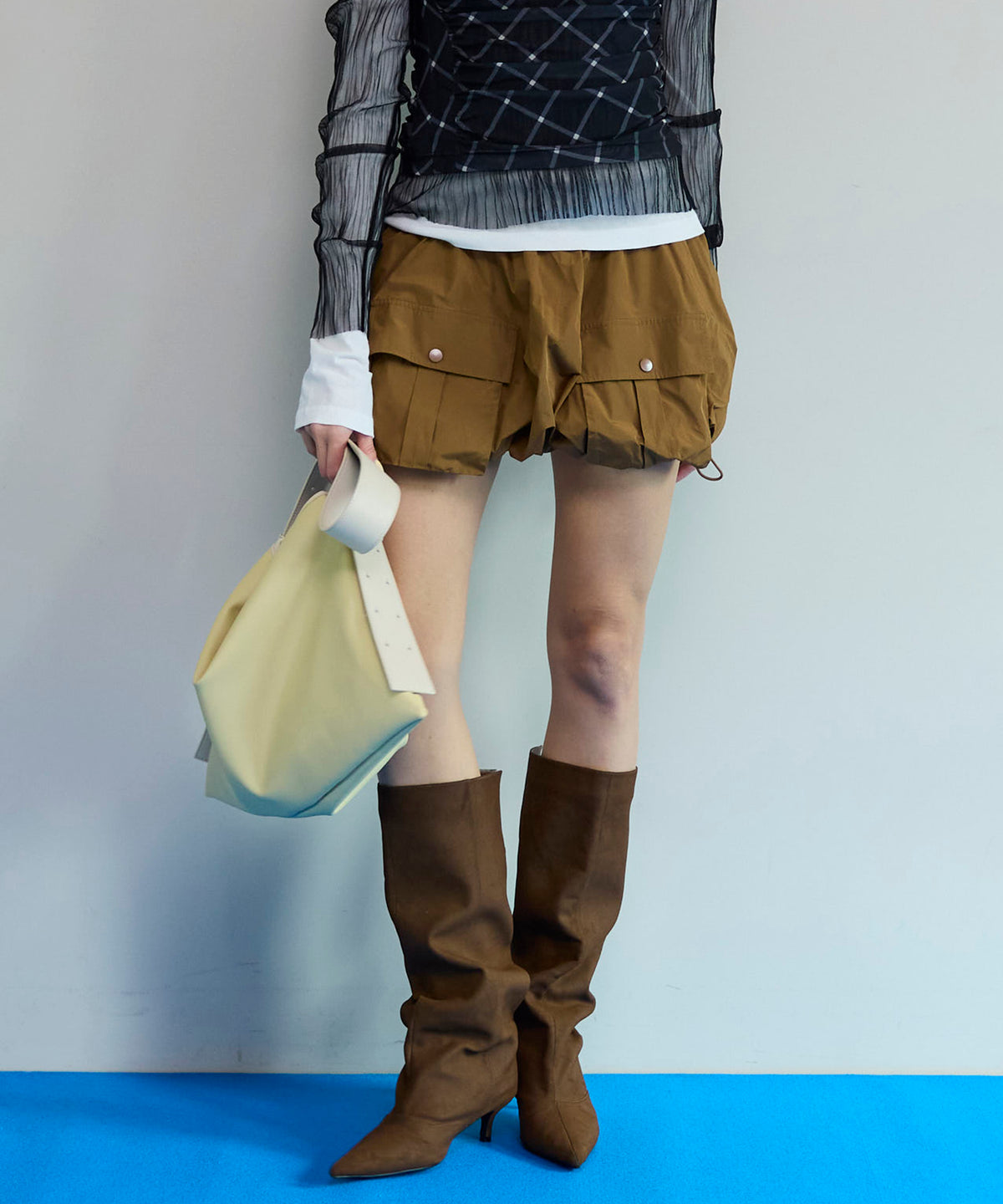 【26SPRING PRE-ORDER】Military Balloon Skirt