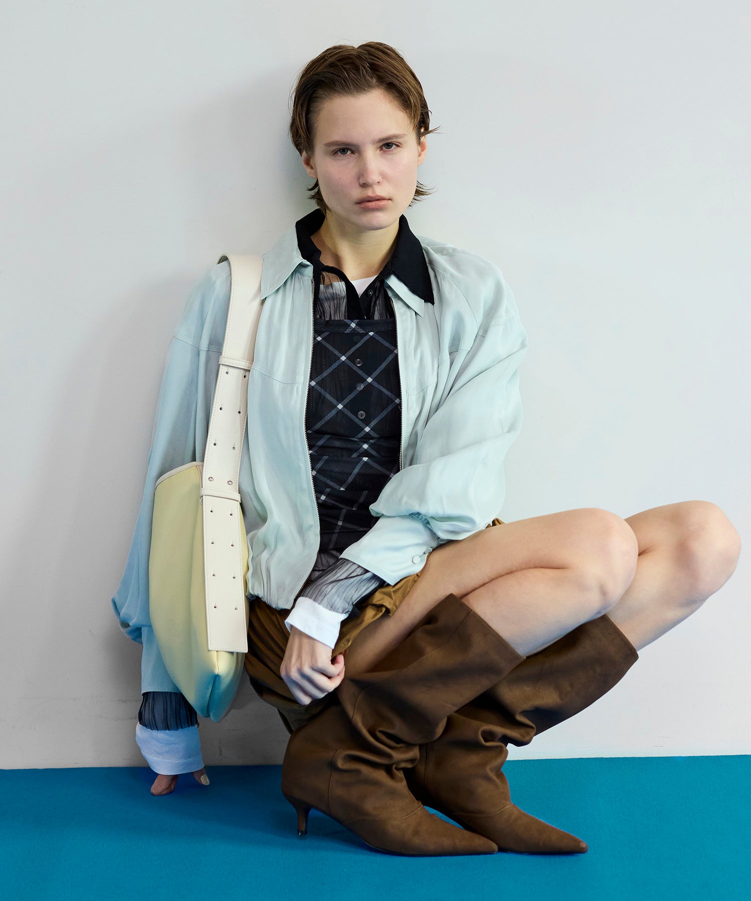 26SPRING PRE-ORDER】Balloon Zip Shirt