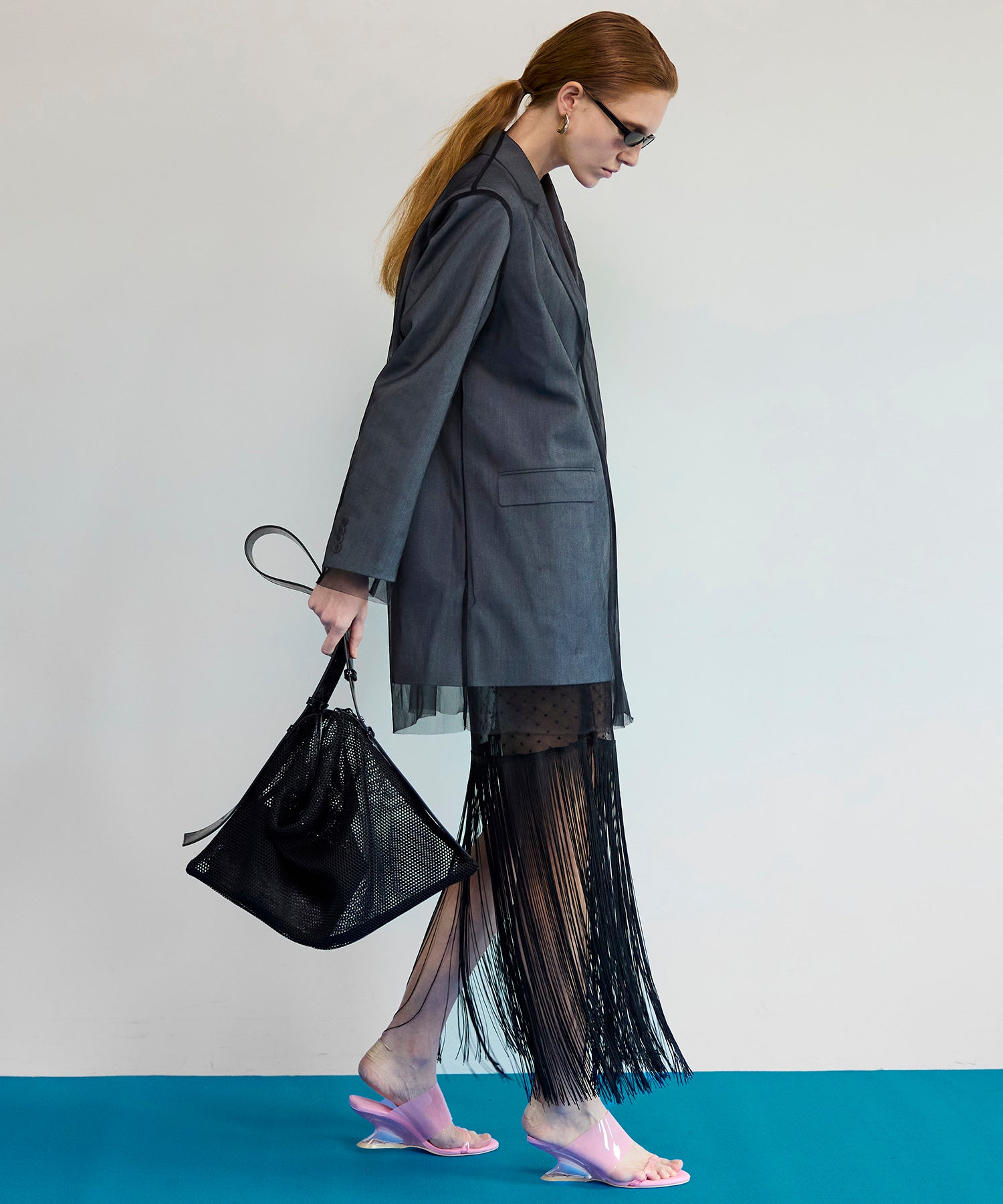 【26SPRING PRE-ORDER】Multi-Way Layered Twist Fringe Skirt