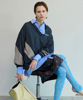 【26SPRING PRE-ORDER】Striped Print V-Neck Tops