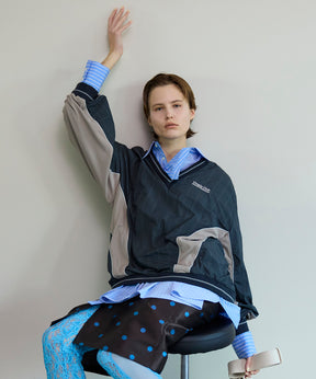 【26SPRING PRE-ORDER】Striped Print V-Neck Tops