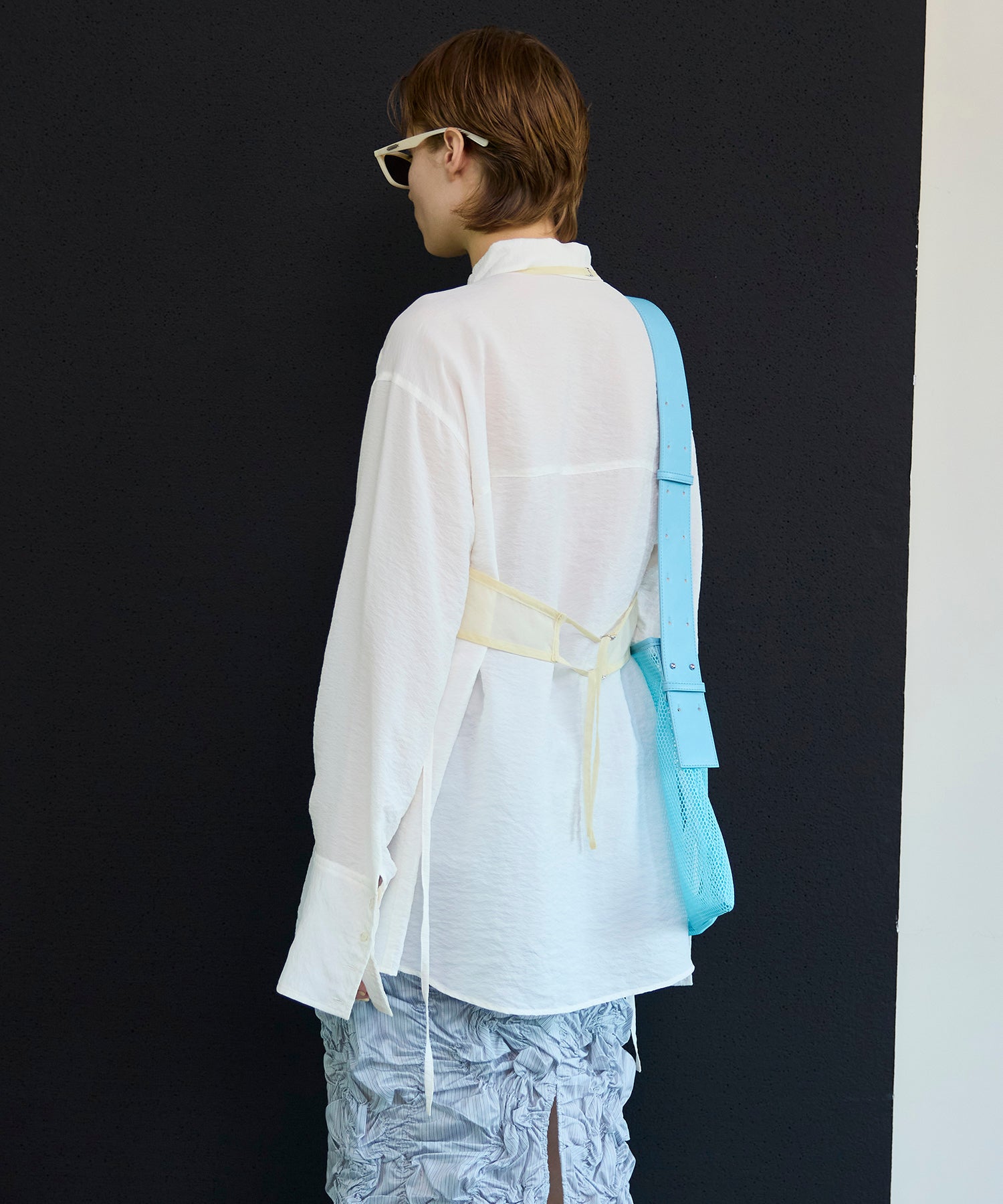 【26SPRING PRE-ORDER】Sheer Bustier Combi Shorts