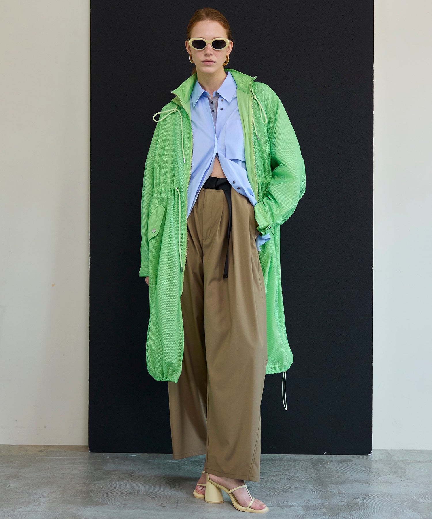 [26SPRING PRE-ORDER]Tunnel Loop Belt Set Pants