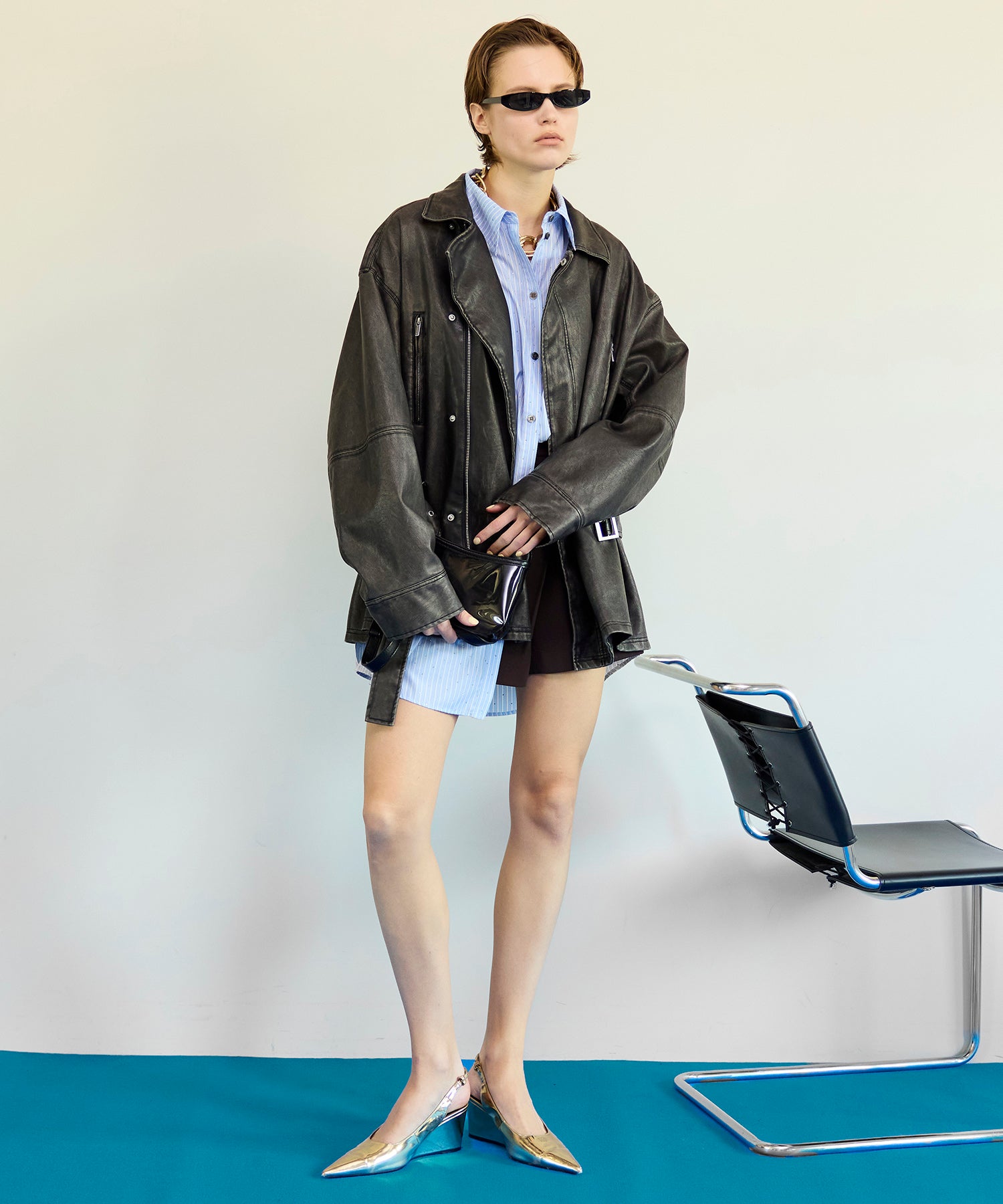 【26SPRING PRE-ORDER】Asymmetrical Short Pants