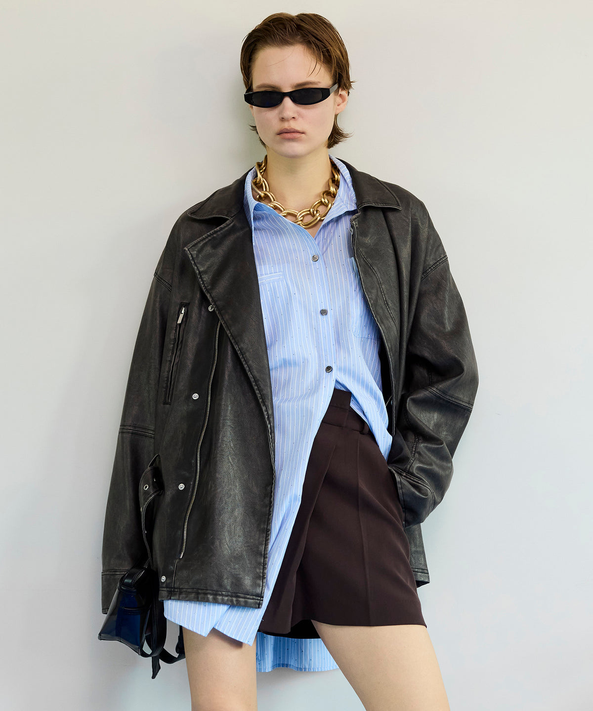 【26SPRING PRE-ORDER】Rhinestone Overshirt