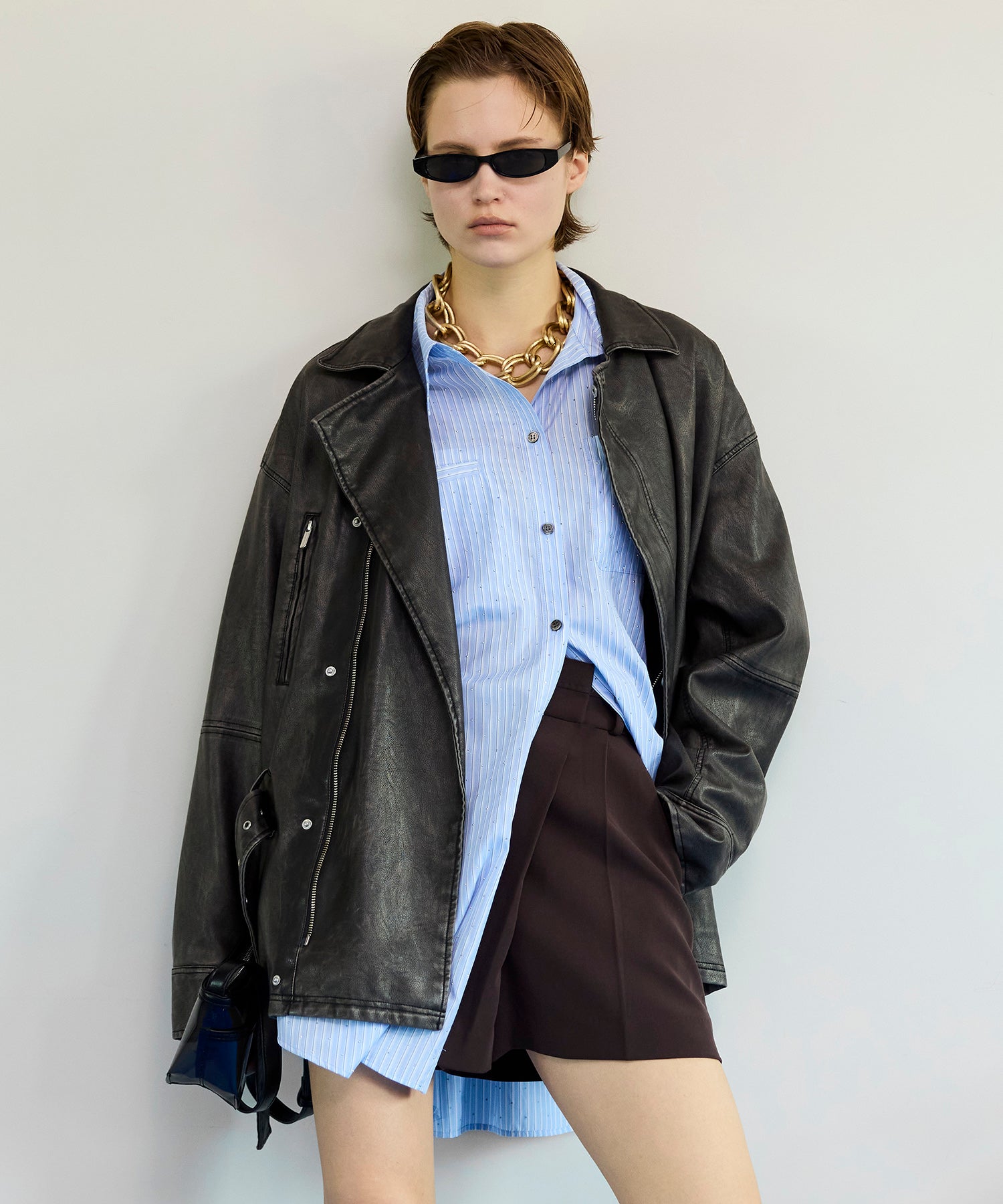 【26SPRING PRE-ORDER】Rhinestone Overshirt