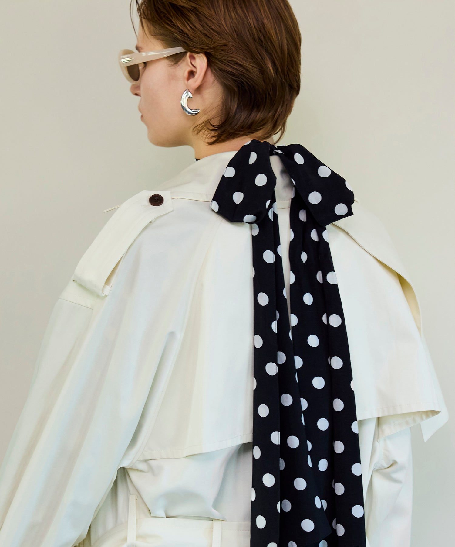 【26SPRING PRE-ORDER】2WAY Sleeve Dot One-Piece