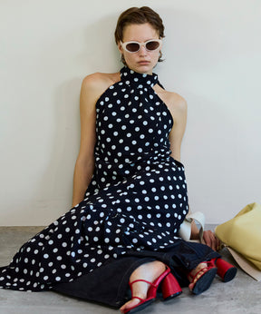 【26SPRING PRE-ORDER】2WAY Sleeve Dot One-Piece