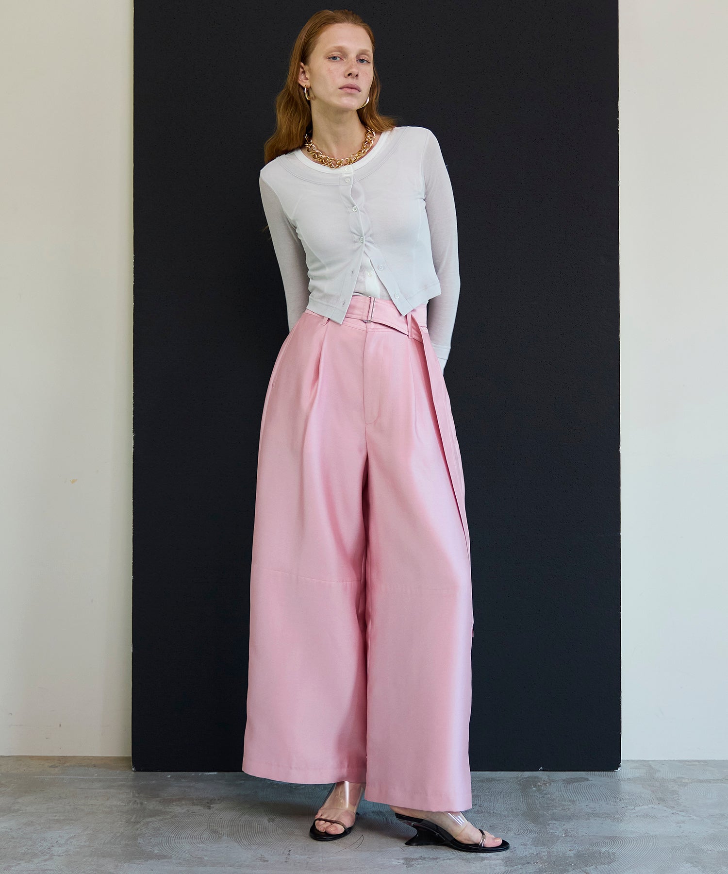 【26SPRING PRE-ORDER】Flight Satin Wide Pants