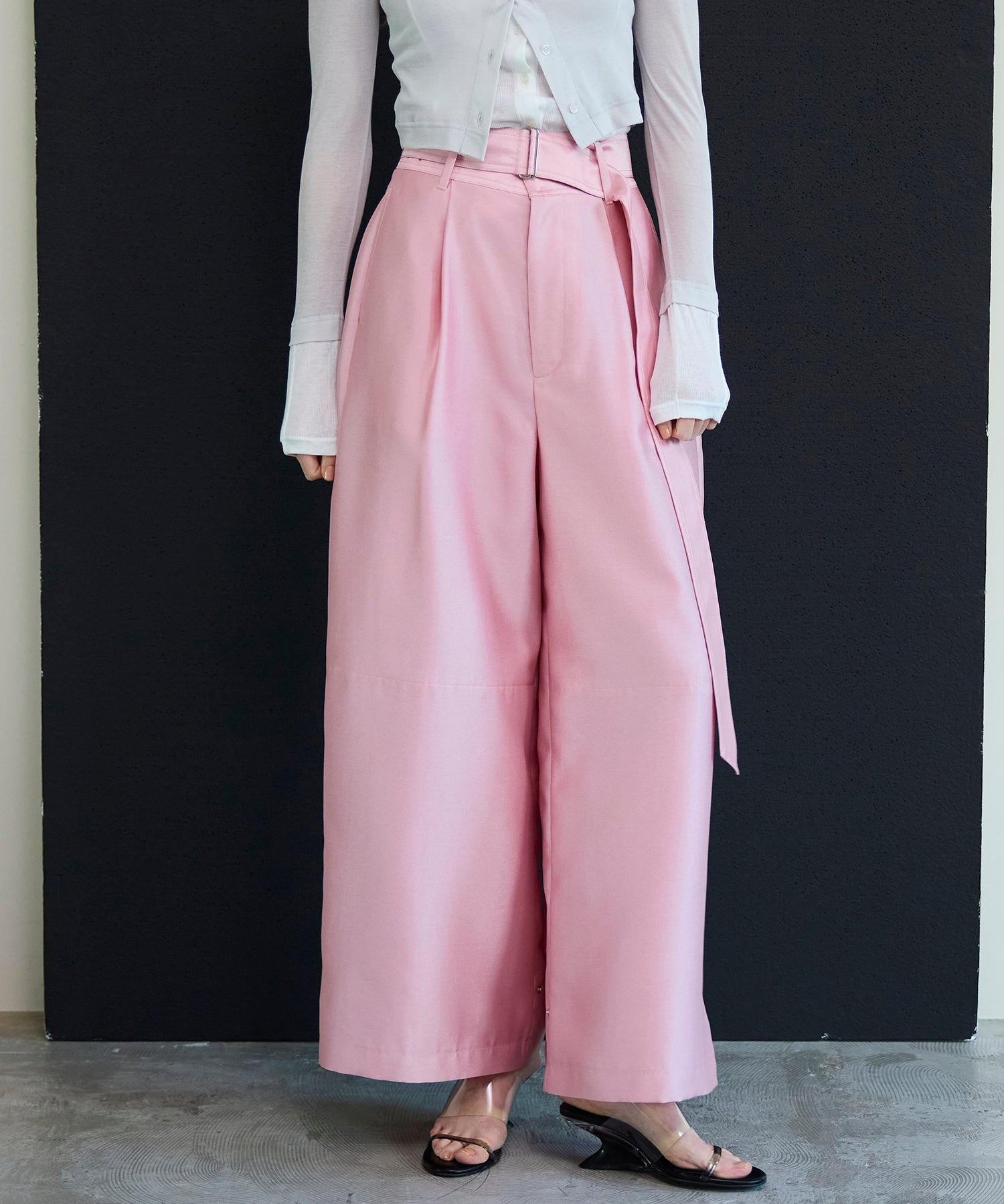 【26SPRING PRE-ORDER】Flight Satin Wide Pants
