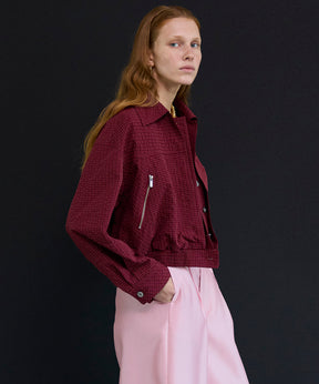 [26SPRING PRE-ORDER] 레이어드 체크 블라우스