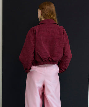 [26SPRING PRE-ORDER] 레이어드 체크 블라우스