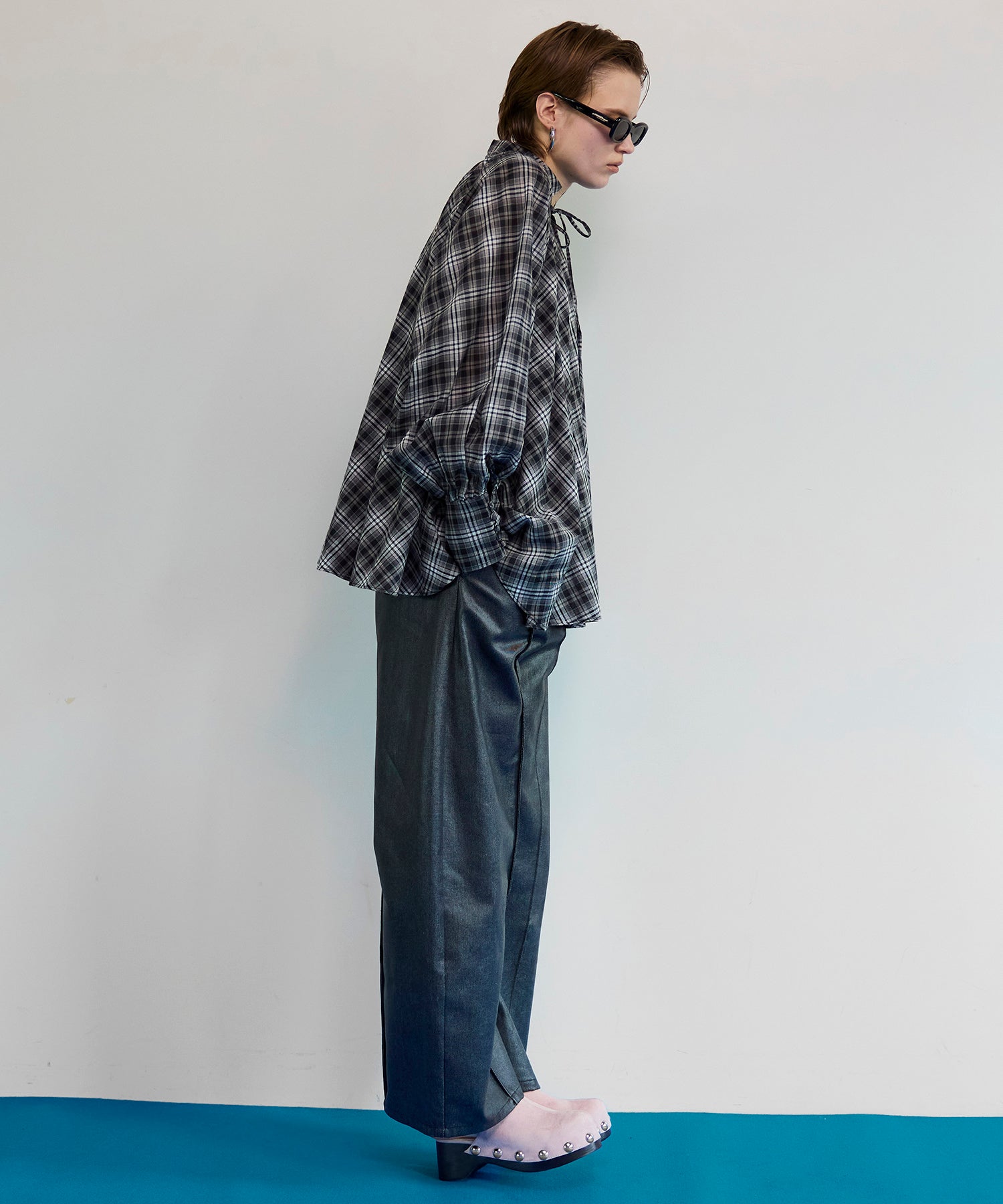 【26SPRING PRE-ORDER】Center Pin Tuck Denim Pants