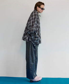 【26SPRING PRE-ORDER】Center Pin Tuck Denim Pants