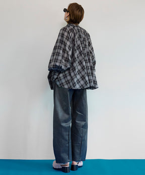 【26SPRING PRE-ORDER】Center Pin Tuck Denim Pants
