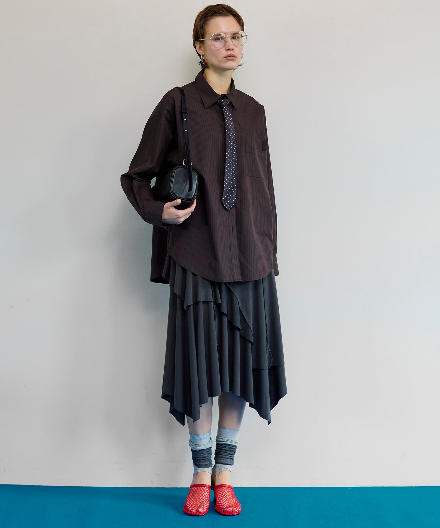 【26SPRING PRE-ORDER】Striped Tie Shirt