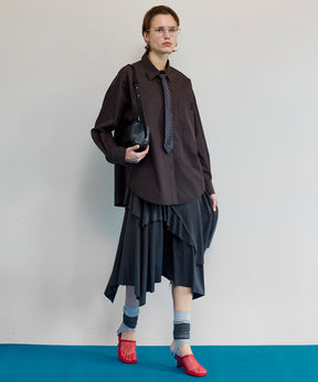 【26SPRING PRE-ORDER】Asymmetrical Flare Skirt