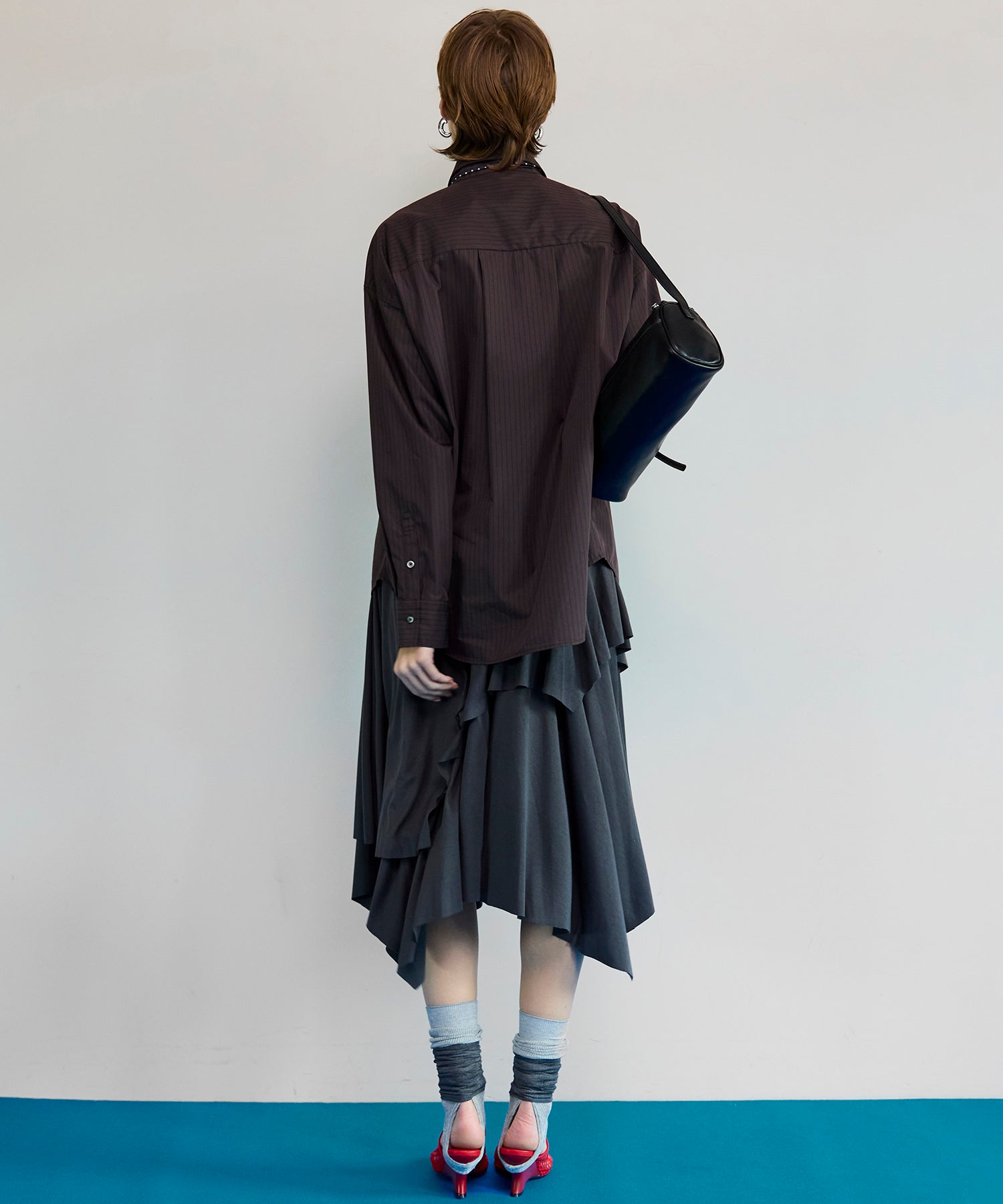 【26SPRING PRE-ORDER】Asymmetrical Flare Skirt