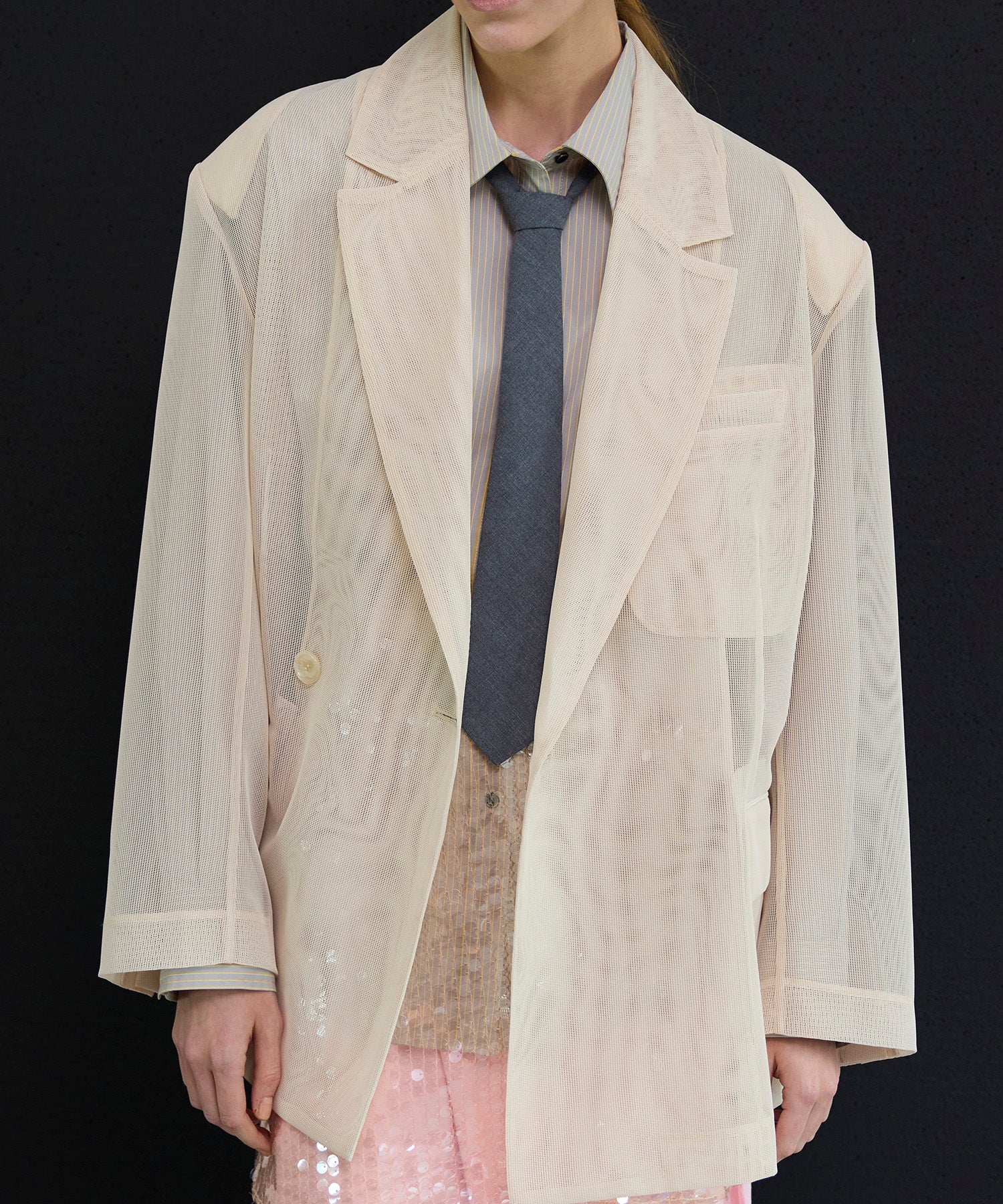 [26SPRING PRE-ORDER] Sheer Over Jacket