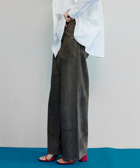 【26SPRING PRE-ORDER】Double Pocket Mud Denim