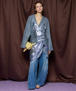 【26SPRING PRE-ORDER】Double Pocket Color Denim