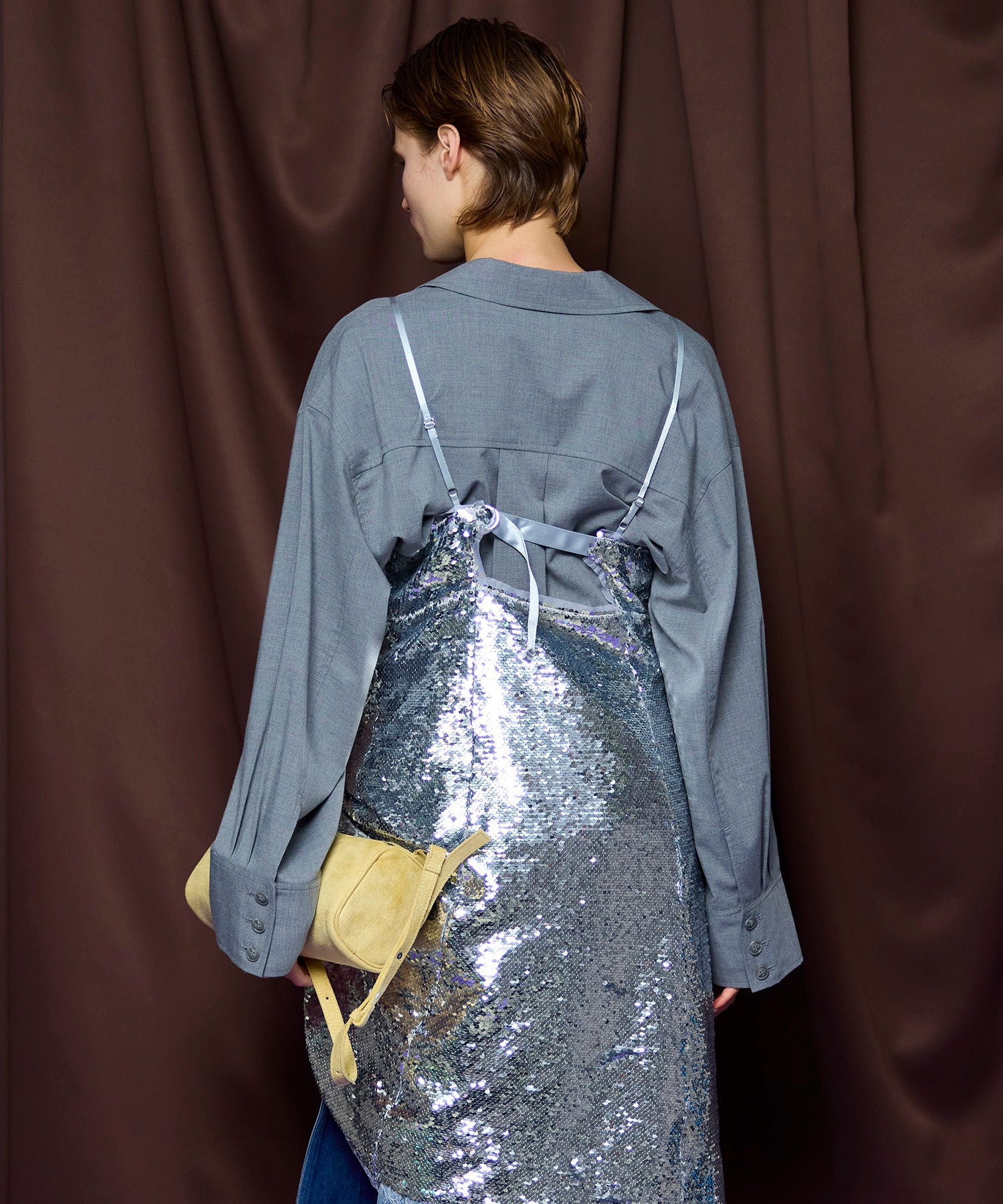 【26SPRING PRE-ORDER】Sequin Camisole One-Piece