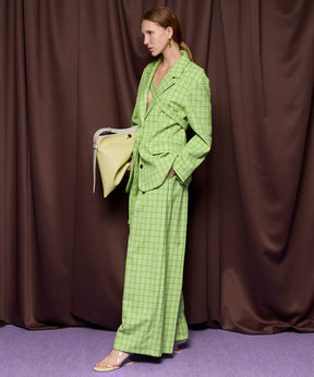 [26SPRING PRE-ORDER] 체크 와이드 팬츠