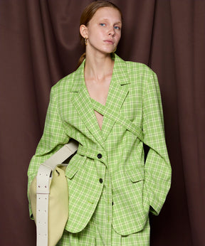 【26SPRING PRE-ORDER】Multi-Way Check Jacket