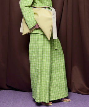 [26SPRING PRE-ORDER] 체크 와이드 팬츠