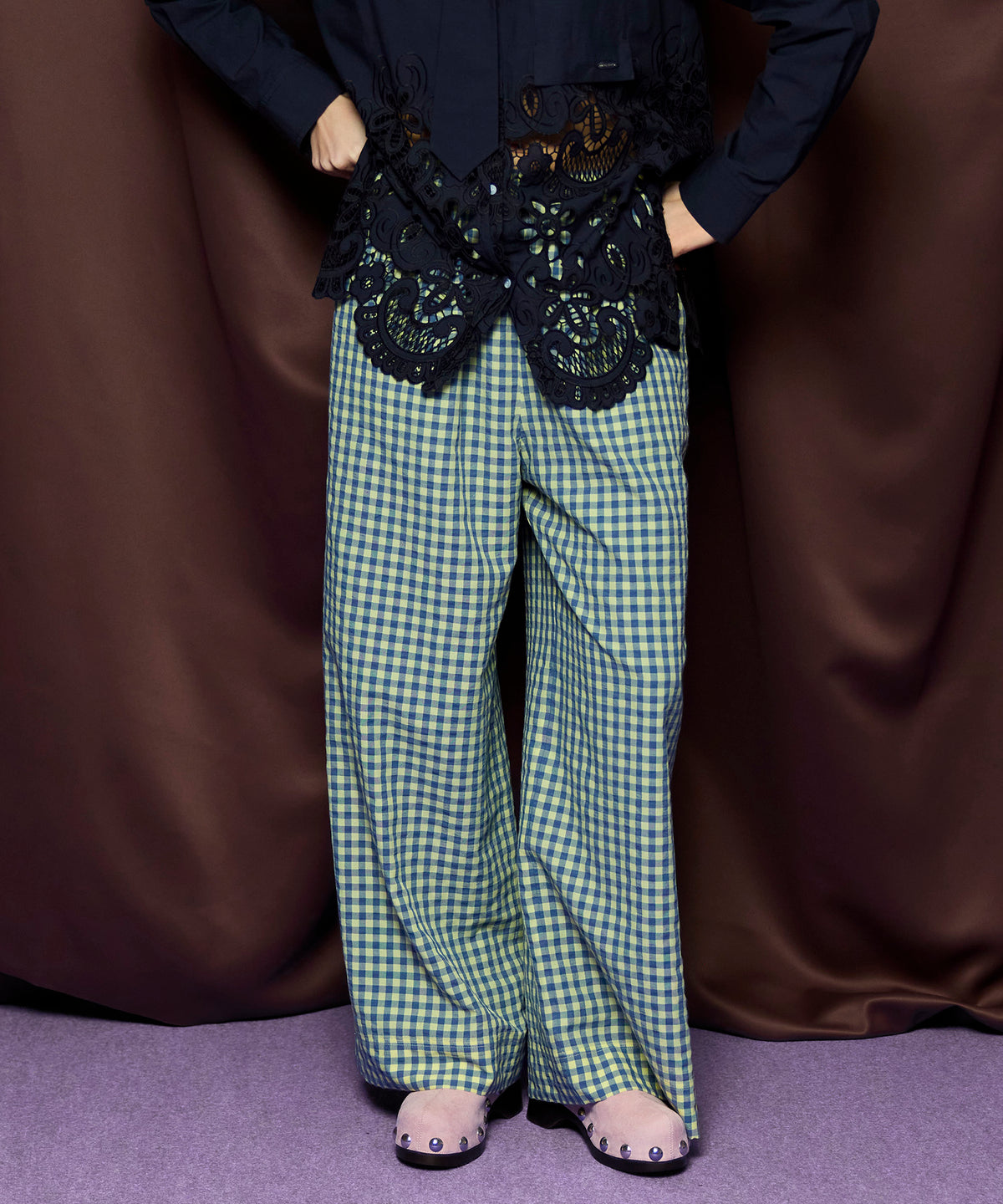 【26SPRING PRE-ORDER】Multi-Color Easy Check Pants