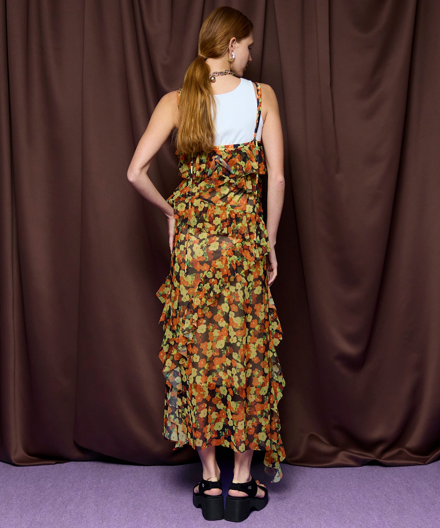 【26SPRING PRE-ORDER】Flower Camisole Dress