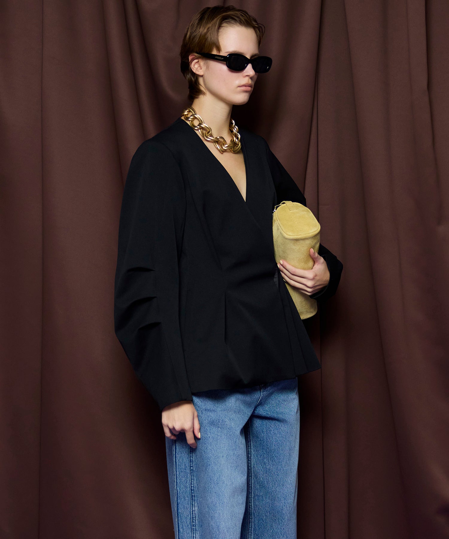 【26SPRING PRE-ORDER】Shaped Cocoon Sleeve Jacket