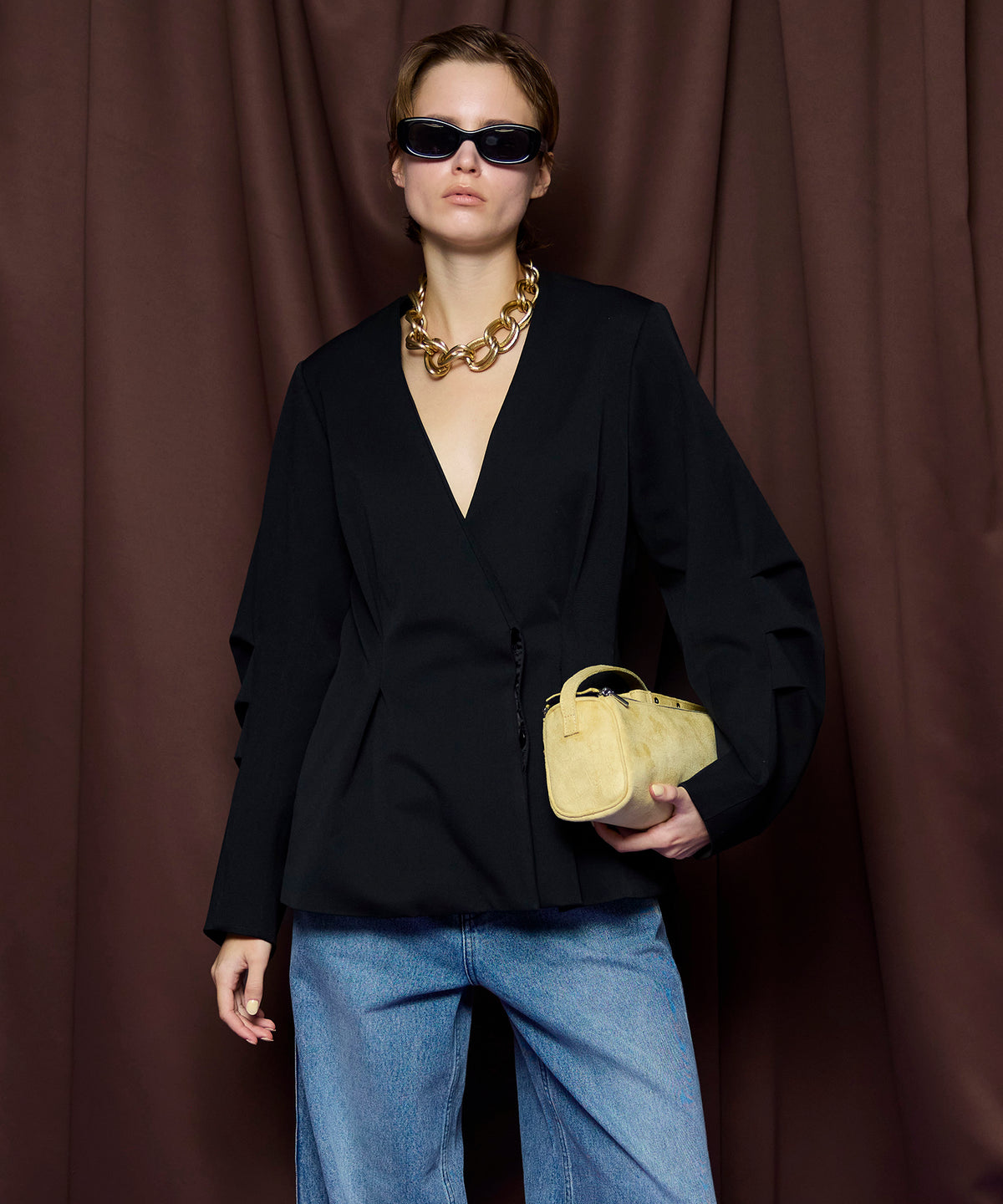 【26SPRING PRE-ORDER】Shaped Cocoon Sleeve Jacket