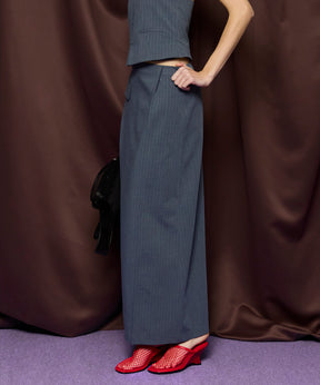 【26SPRING PRE-ORDER】Sewing Tack Maxi Skirt