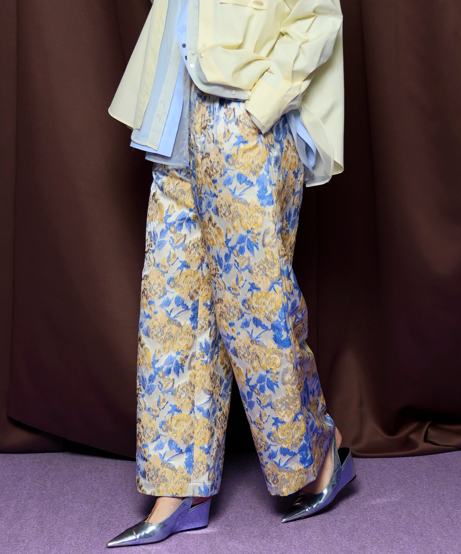 【26SPRING PRE-ORDER】Flower Jacquard Pants