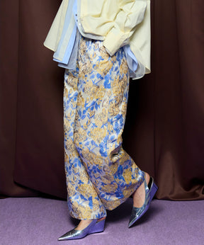 【26SPRING PRE-ORDER】Flower Jacquard Pants
