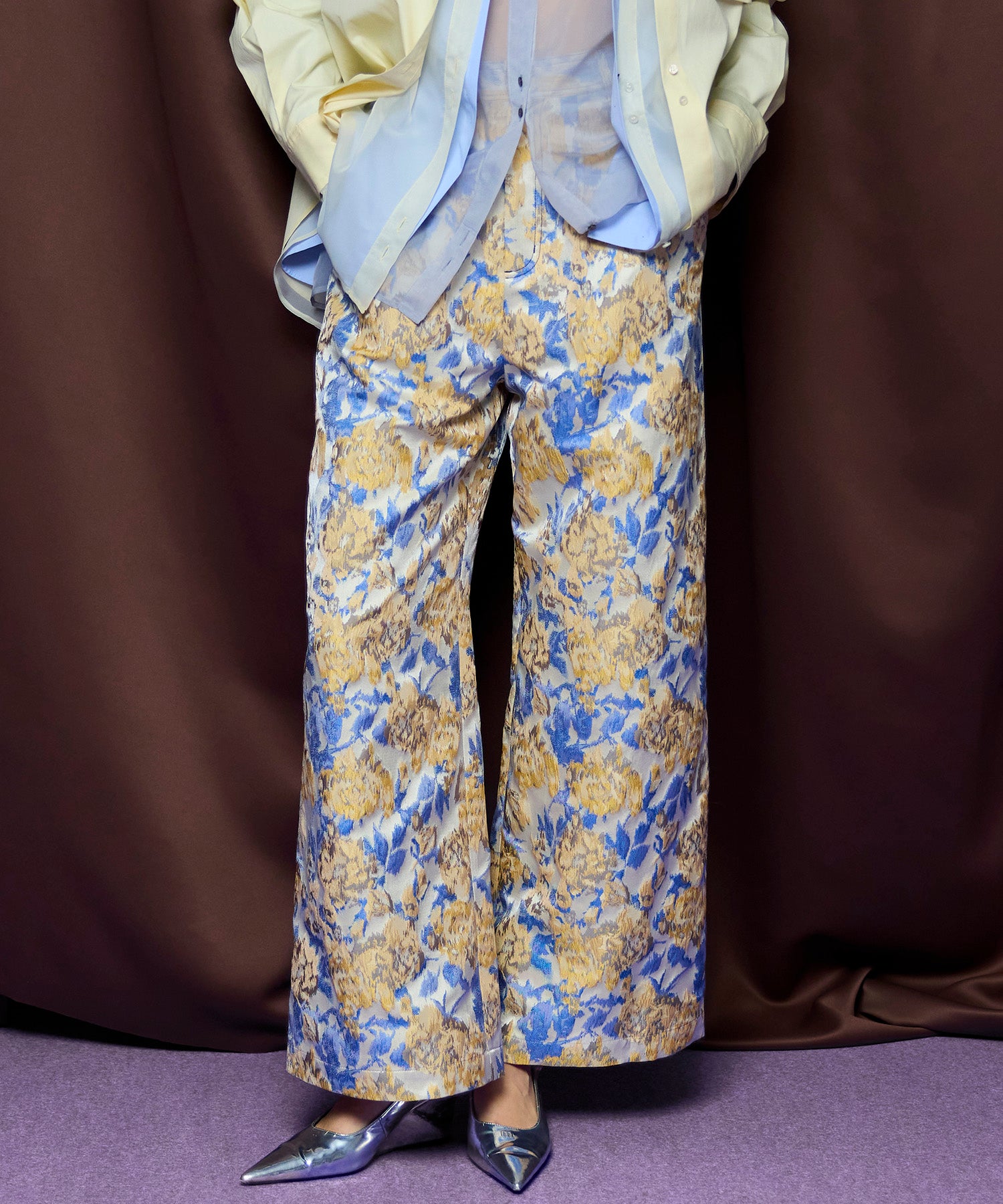 【26SPRING PRE-ORDER】Flower Jacquard Pants