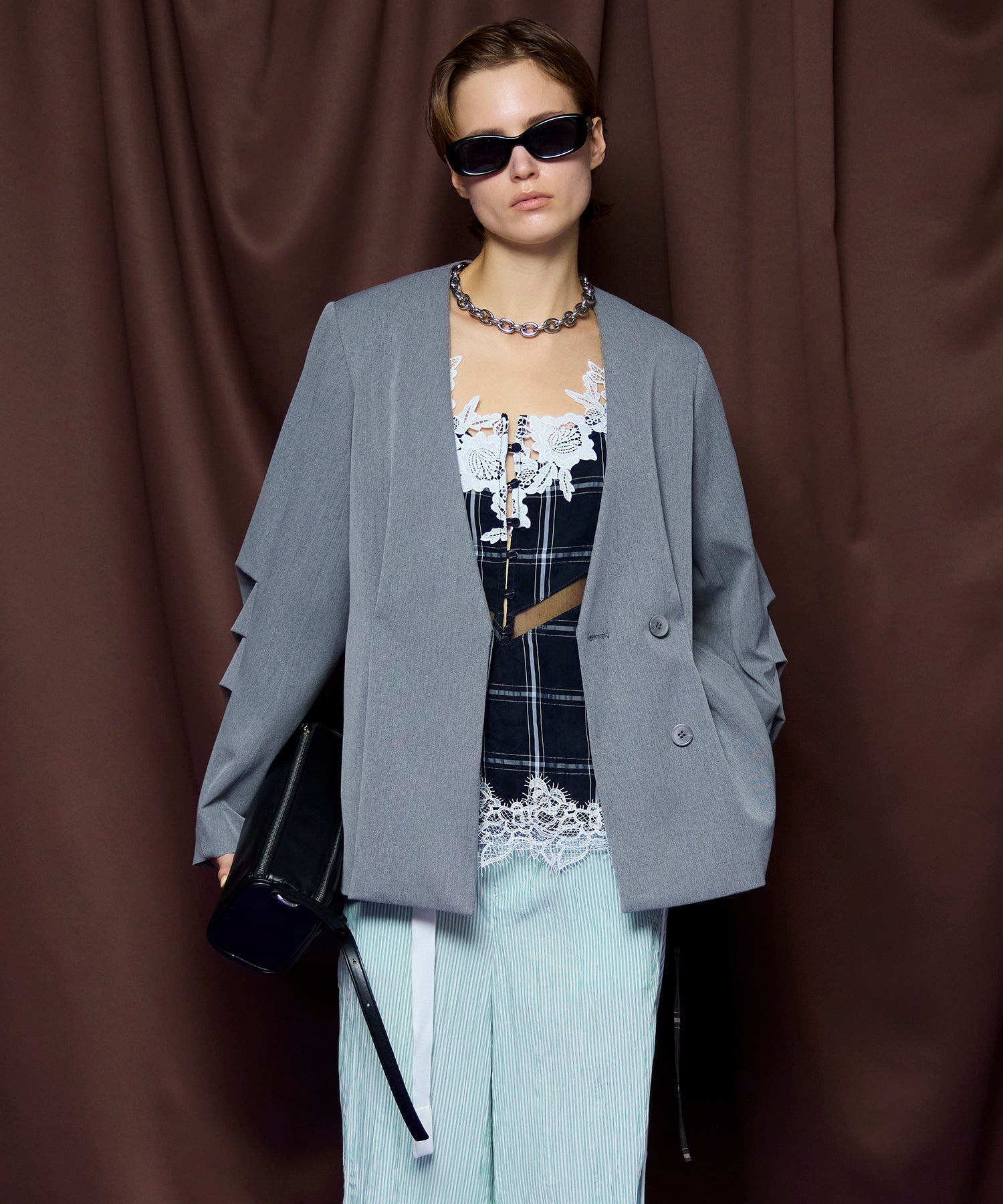 【26SPRING PRE-ORDER】Shaped Cocoon Sleeve Jacket