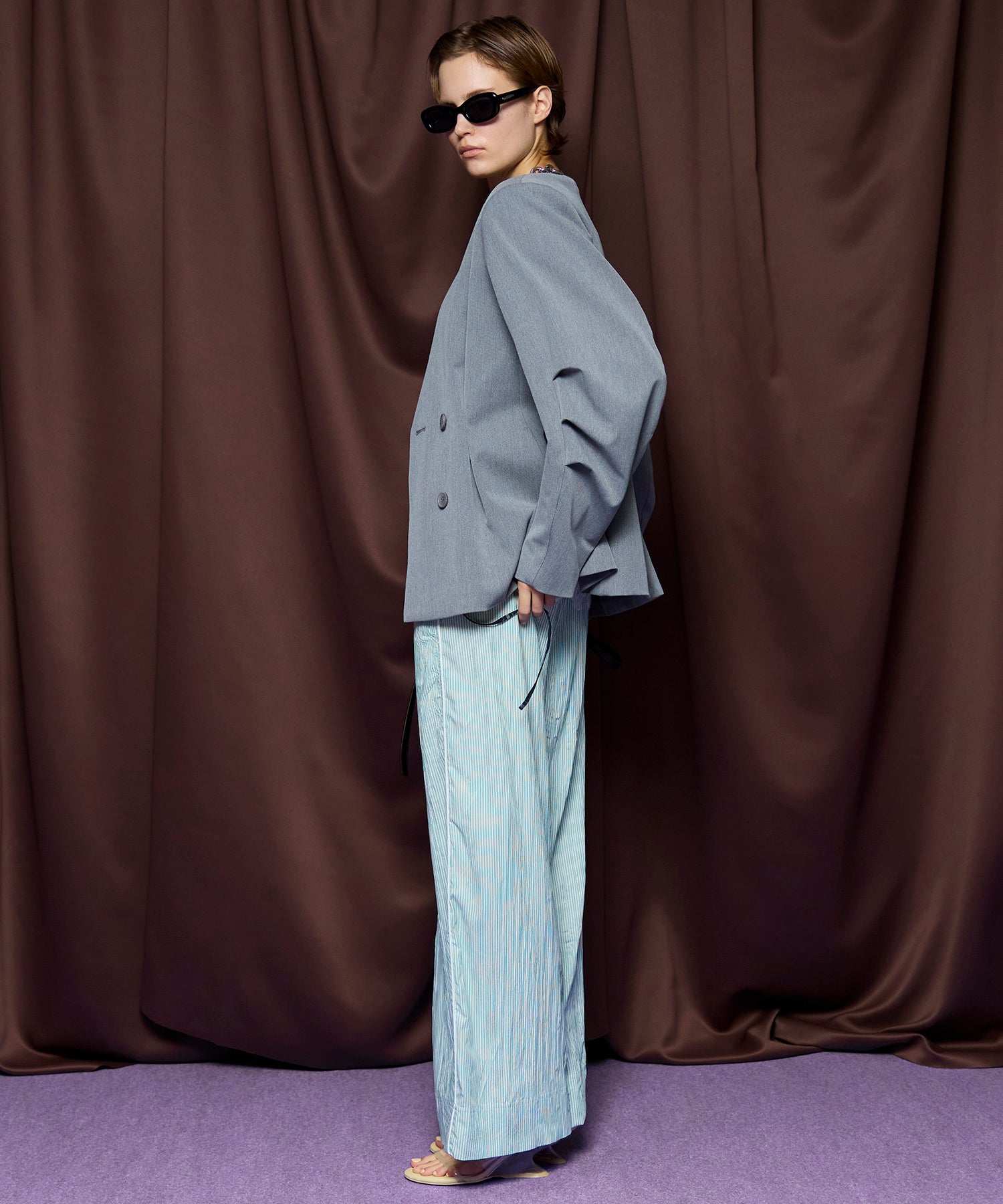 【26SPRING PRE-ORDER】Shaped Cocoon Sleeve Jacket