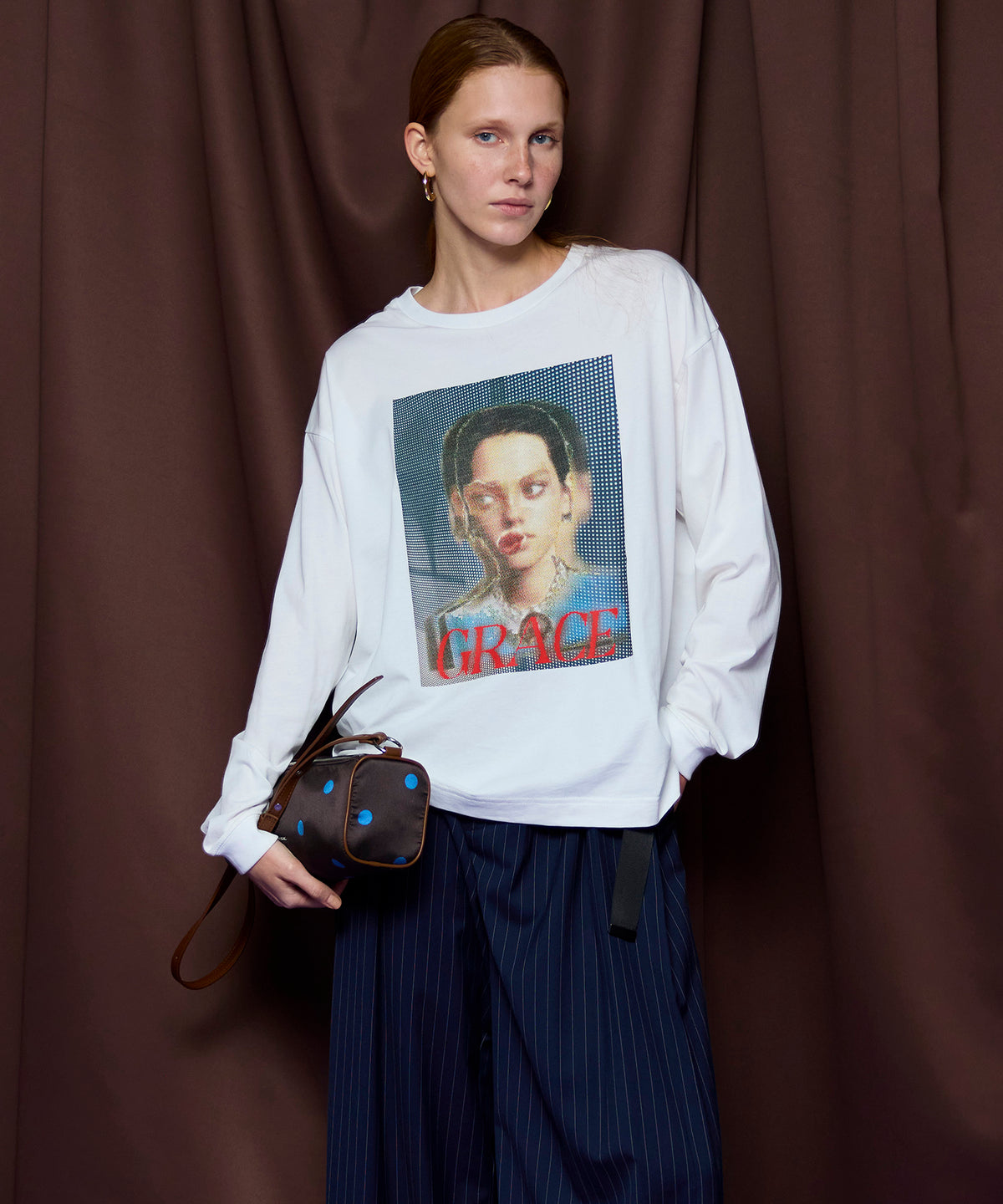 【26SPRING PRE-ORDER】GRACE Print Long Sleeve Tee