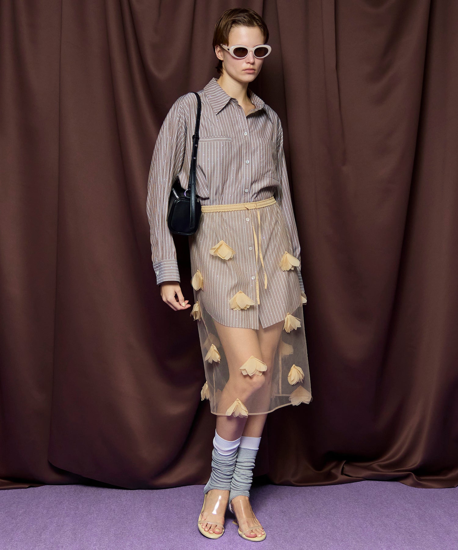 【26SPRING PRE-ORDER】Rhinestone Overshirt