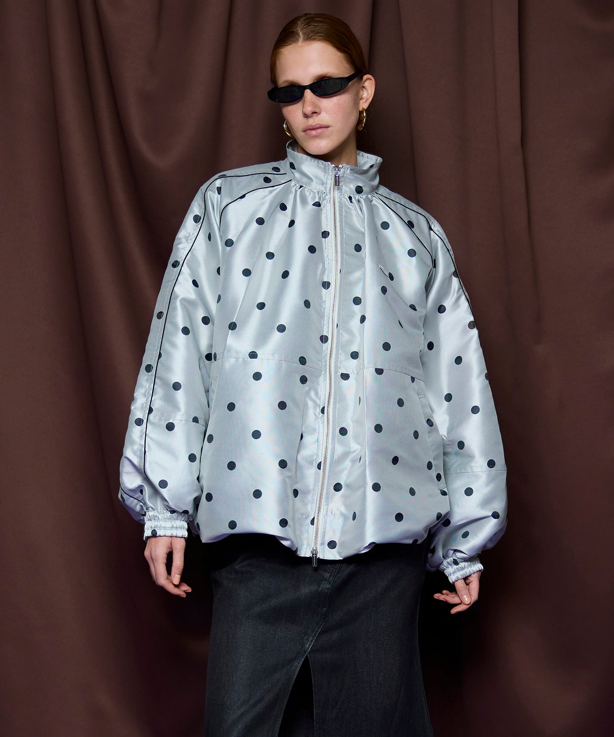 【26SPRING PRE-ORDER】Dot Voluminous Balloon Blouson