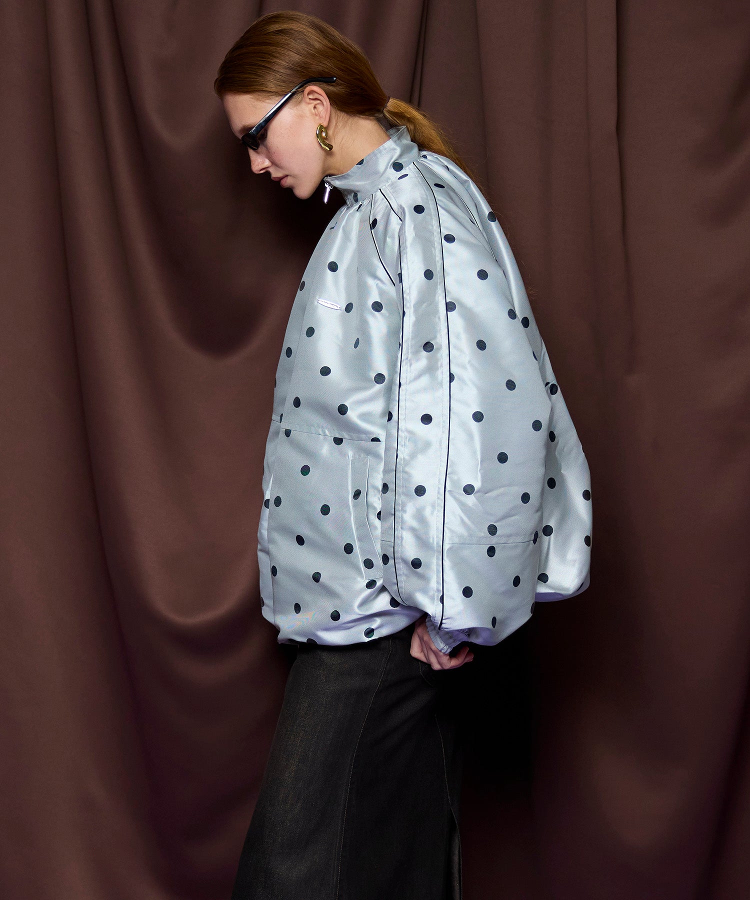 【26SPRING PRE-ORDER】Dot Voluminous Balloon Blouson