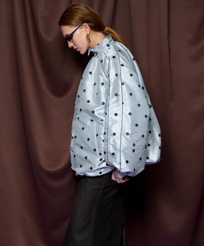 【26SPRING PRE-ORDER】Dot Voluminous Balloon Blouson